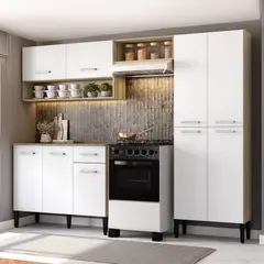 BERTOLINI - Cocina Integral de Lujo de 230cm Con Mesón en MDP-