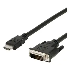 GENERICO - Cable Extension Convertidor Hdmi Macho A Dvi 24+1 Macho 3m