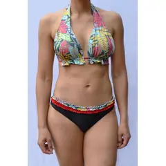 TACTAK - Bikini estampado de hojas y flores de colores
