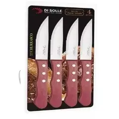 DISOLLE - Set De 4 Cuchillos Asado Línea Sollewood