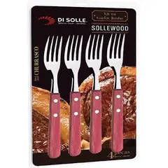 DISOLLE - Set De 4 Tenedores Asado Línea Sollewood