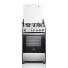 INDURAMA - Estufa De Piso MERIDA con Horno Cromada 4 puestos