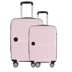 BIN COLOMBIA - Juego Set Maletas X2 20,24 Pulg Bin M013 Rosado