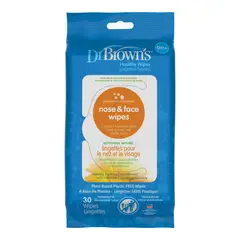 DR BROWNS - Toallitas Humedas Para Nariz Y Boca 30 Unidades Dr Brown