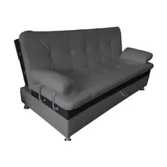 MAGIC CLASS - SOFÁ CAMA BAÚL MANILA MICROFIBRA GRIS