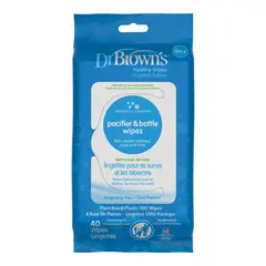 DR BROWNS - Toallitas Humedas Para Chupos Y Teteros 40 Unidades Dr Brown