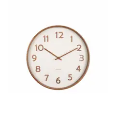 PRESENT TIME - Reloj Pared Silencioso Pure Marfil