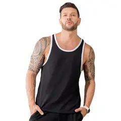 MARKETING PERSONAL - Camisilla Hombre Negro Mp 1944