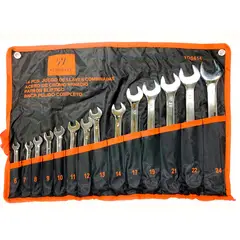 GENERICO - Juego De Llaves Mixtas Ferrawyy X14 Pcs Original