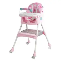GENERICO - Silla de comer Mecedora DALI - EB633-1 Fucsia