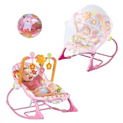LANZURY IMPORTACIONES - SILLA MESEDORA PARA BEBES ROSADA