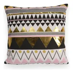 DIMATEX LEON - Funda Cojín Para Sala Decorativo Triangulos 45x45cm Refcairo