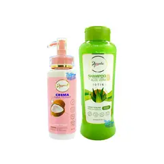 ANYELUZ - Shampoo aloe vera y Crema para peinar