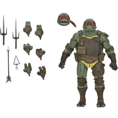 LA MU NECA - Raphael Figura de Acción TMNT Last Ronin Neca Ultimate