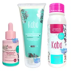 KABA - Kit capilar crecimiento X3
