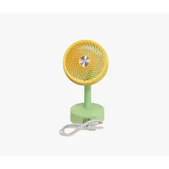 GENERICO - Ventilador de escritorio Recargable 3 Velocidades