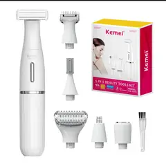 KEMEI - Maquina de afeitar 6 en 1 para mujer Depilador piernas Nariz