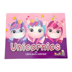 GENERICO - Libro Unicornios para Colorear con Actividades para Niños