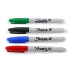 SHARPIE - Marcadores Permanente Fine Point X 4