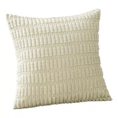 DIMATEX LEON - Funda Cojín Para Sala Decorativo Crema 45x45cm Refconill