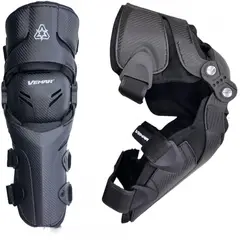 GENERICO - Rodilleras Ajustables De Protección Unisex Para Motociclistas