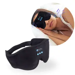 GENERICO - Antifaz Máscara para Dormir Viajero Auriculares Bluetooth Descanso