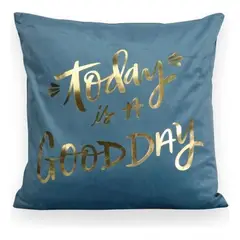 DIMATEX LEON - Cojín Para Sala Decorativo + Relleno 45x45cm Letras Refaqua