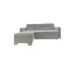 GENERICO - Sofa Cama sala Inzumo gris multifuncional con baul