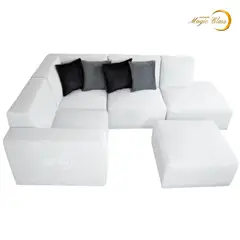 MAGIC CLASS - SALA MODERNA HERA ECOCUERO BLANCO