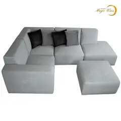 MAGIC CLASS - SALA MODERNA HERA ECOCUERO GRIS