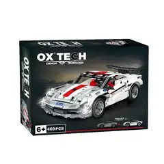 OX TOYS - OX Tech Juguete para construir carro de carreras 469 piezas