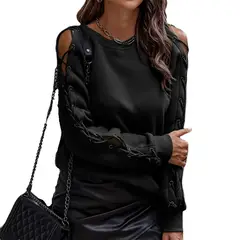 THE CLOTHING COMPANY - Buzo Mujer Ojaletes Moda