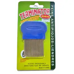 GENERICO - Peine en acero inoxidable para piojos y liendres