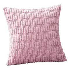 DIMATEX LEON - Cojín Felpa Suave Decorativo Rosado 45x45cm Refconill