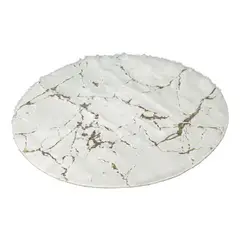 DIMATEX LEON - Tapete Alfombra Peluda Circular Decorativo 58x58cm Refpolar