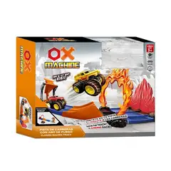 OX TOYS - Pista catapulta con aro de fuego y un carro surtido OMT24034