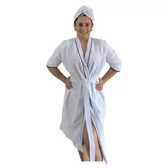 SACATE - Toalla Salida de baño dama + toalla cabello - Secado Sencillo