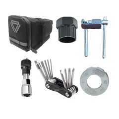 GENERICO - Kit Herramientas Bicicleta Mantenimiento Reparación 6 Piezas