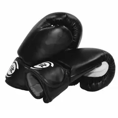 SPORT FITNESS - Guantes Boxeo Fundamentación 12 Oz Negro
