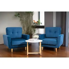 GENERICO - Poltrona Azul 1 puesto - Combo x 2 und