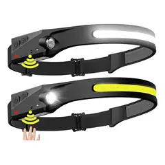 GENERICO - Linterna Lámpara Cabeza Frontal Minera Camping Recargable