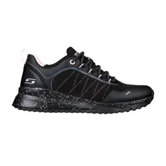 SKECHERS - TENIS NEGRO PARA DAMA SK BOBS SQUAD 3 RIVERS RACE BLACK