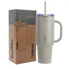 BUFFER FLASK - Termo para agua en Acero inoxidable 1,2l Buffer - Gris-.