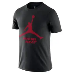 NIKE - Camiseta Miami Heat Essential-Negro