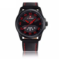 NAVIFORCE - Reloj Original Nf 9124 Cuero Hombre + Estuche