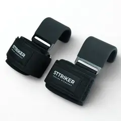 GENERICO - Kit X2 Straps Gancho Agarre Correas Levantamiento Pesas Gym