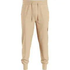 CALVIN KLEIN - Jogger Beige Badge Con Bolsillo Cargo