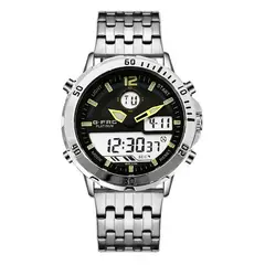 GFORCE - Reloj G-force Original Al176 Digital Acero Hombre + Estuche