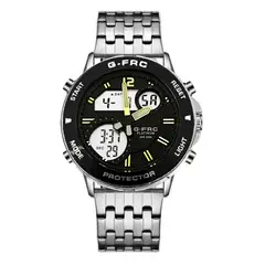 GFORCE - Reloj G-force Original Al175 Digital Acero Hombre + Estuche