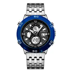 GFORCE - Reloj G-force Original Al172 Digital Acero Hombre + Estuche